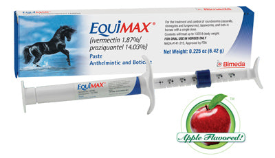 EquiMAX Paste (1.87% ivermectin/14.03% praziquantel) Dewormer Bimeda Animal Health Inc. Bronco Western Supply Co. 