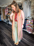 South of the Border Fringe Duster Vest