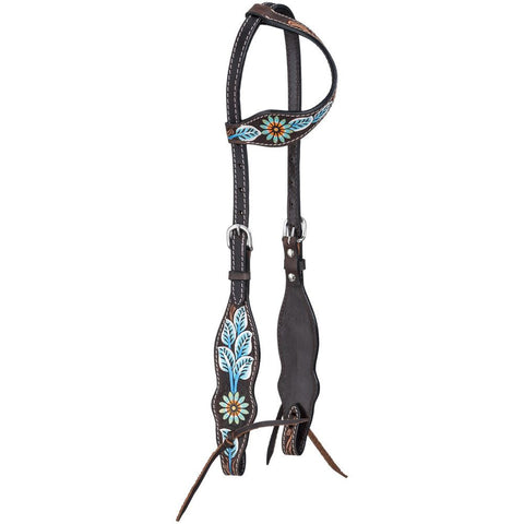 Tough 1 Vintage Floral One Ear Headstall