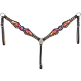 Royal King Feather & Flower Breast Collar