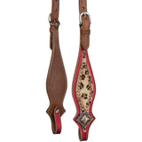 Silver Royal Hair-On Leopard Headstall and Breast Collar Set