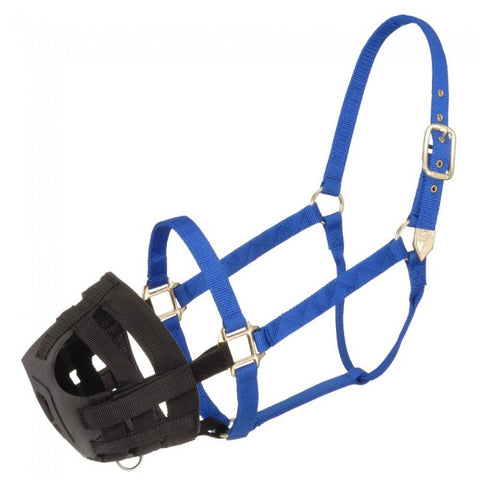 Easy Breathe Poly/Nylon Grazing Muzzle Halters & Leads Tough 1 Bronco Western Supply Co. 