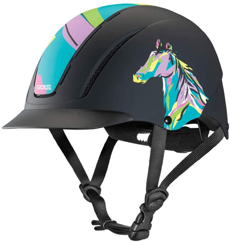 Spirit Helmet - Pop Art Pony Helmets Troxel Bronco Western Supply Co. 