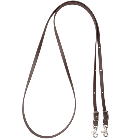 5/8" Bio Brown Roping Rein Biothane Reins Martin Saddlery Bronco Western Supply Co. 