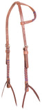 Martin Saddlery Laced Harness Leather Slip Ear Headstall (Various Colors) Headstalls & Accessories Martin Saddlery Bronco Western Supply Co. 