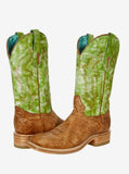 Corral Women's Sand Green Embroidery Boots Women's Boots Corral Boots Bronco Western Supply Co. 
