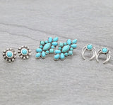 Pelena 3 Pair Concho Stud Set Jewelry Bronco Western Supply Co. Bronco Western Supply Co. 