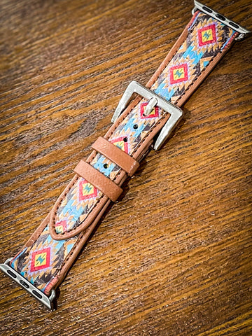 Navajo Pattern Apple Watch Bands - Malia Accessories Bronco Western Supply Co. Bronco Western Supply Co. 