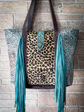 Myra Bag - Ocean Current Leather & Hair On Bag
