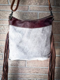 Myra Bag - Monochromatic Tassels Hand-Tooled Hairon Bag