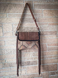 Myra Bag - Sandy Rosewood Hand-Tooled Bag
