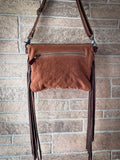 Myra Bag - Sandy Rosewood Hand-Tooled Bag