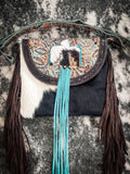 Myra Bag - Cold Blue Hues Hair On Bag