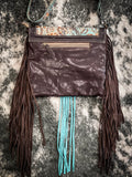 Myra Bag - Cold Blue Hues Hair On Bag
