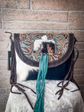 Myra Bag - Cold Blue Hues Hair On Bag