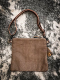 Myra Bag - Azure Aesthetic Leather & Hairon Bag
