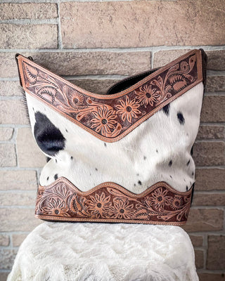 Coco & Cream Hand-Tooled Bag by Myra Bag