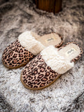 Women’s Zelda Leopard Faux Suede Scuff Slippers