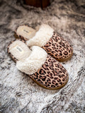 Women’s Zelda Leopard Faux Suede Scuff Slippers