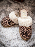 Women’s Zelda Leopard Faux Suede Scuff Slippers