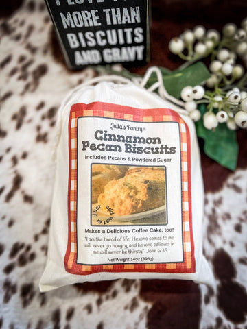 Sweet Southern Drop Biscuits - Cinnamon Pecan
