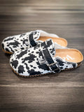 Very G Picnic Cow Print & Tooled Shoes