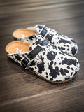 Very G Picnic Cow Print & Tooled Shoes