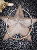 Tubi Navajo Style Pearl Choker