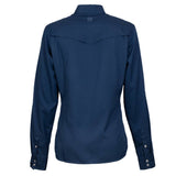 Hooey "Sol" Ladies Navy Pearl Snap Long Sleeve Apparel Hooey Bronco Western Supply Co. 