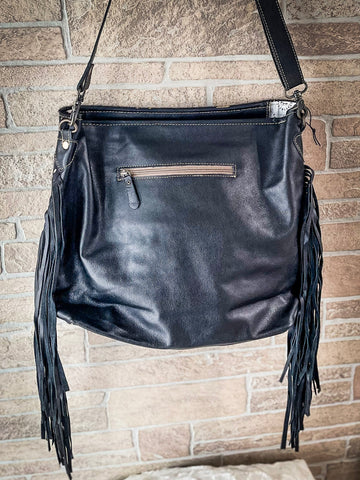Amazon.com: Ayliss Women Fringe Tassel Crossbody Bag Leather Shoulder Bag  Hobo Handbag (Brown) : Clothing, Shoes & Jewelry
