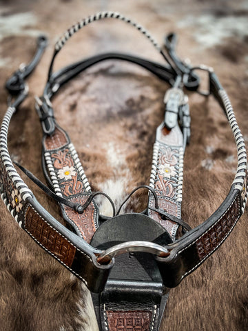 Smart Hook/ Firm Grip Headstall and Breastcollar Set