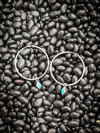 Dir Genuine Turquoise Hoops