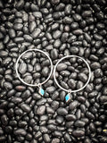 Dir Turquoise Hoops