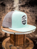 “Cheyenne” Hooey, Teal / Grey 5-Panel Trucker Cap