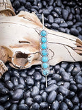 Lucia Turquoise Stones Ear Pin