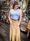 Rosewood Tiered Skirt