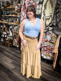 Rosewood Tiered Skirt