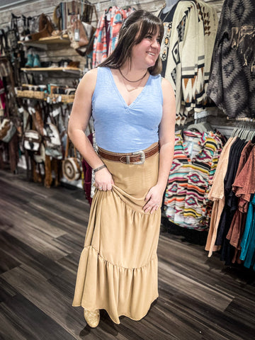 Rosewood Tiered Skirt