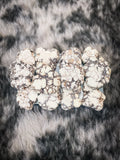 Large White Turquoise Slab Belt Buckle Apparel Bronco Western Supply Co. Bronco Western Supply Co. 