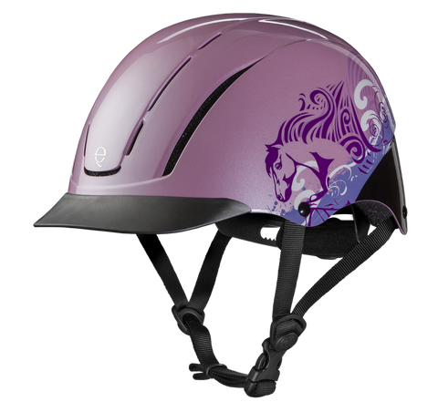 Spirit Pink Dreamscape Graphic Helmet Helmets Troxel Bronco Western Supply Co. 