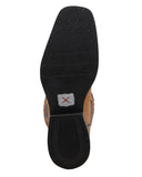 Bottom of the Sienna Twisted X Women's 11" Ruff Stock Boot in a white backdrop.