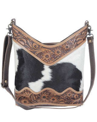 Myra Bag - Coco & Cream Hand-Tooled Bag Purses & Wallets Myra Bag Bronco Western Supply Co. 