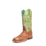 Corral Women's Sand Green Embroidery Boots Women's Boots Corral Boots Bronco Western Supply Co. 