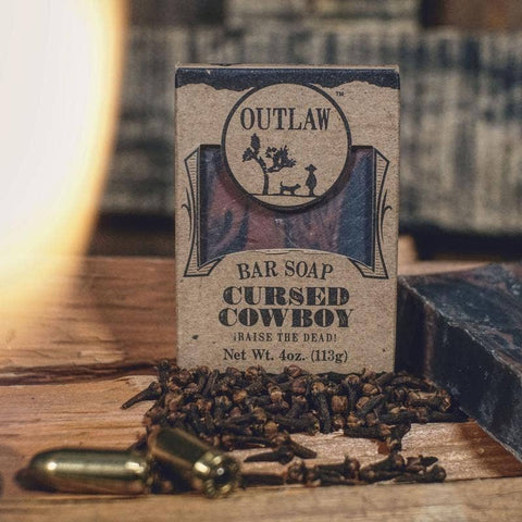 Cursed Cowboy Handmade Bar Soap Gift Items Outlaw Bronco Western Supply Co. 