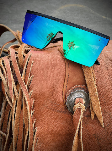Kerosene Sunglasses in Turquoise - American Bonfire Co.