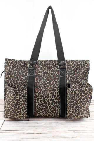 Leopard Love Large Organizer Tote Coolers & Totes Bronco Western Supply Co. Bronco Western Supply Co. 