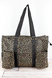 Leopard Love Large Organizer Tote Coolers & Totes Bronco Western Supply Co. Bronco Western Supply Co. 