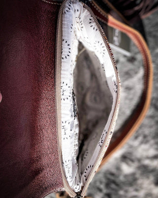 Myra Bag - Sandy Rosewood Hand - Tooled Bag – Purses & Wallets from Bronco Western Supply Co.