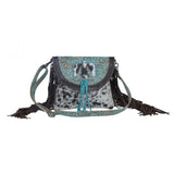 Myra Bag - Cold Blue Hues Hair On Bag Purses & Wallets Myra Bag Bronco Western Supply Co. 