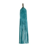 Wild Blue Feather Key Fob Keychain